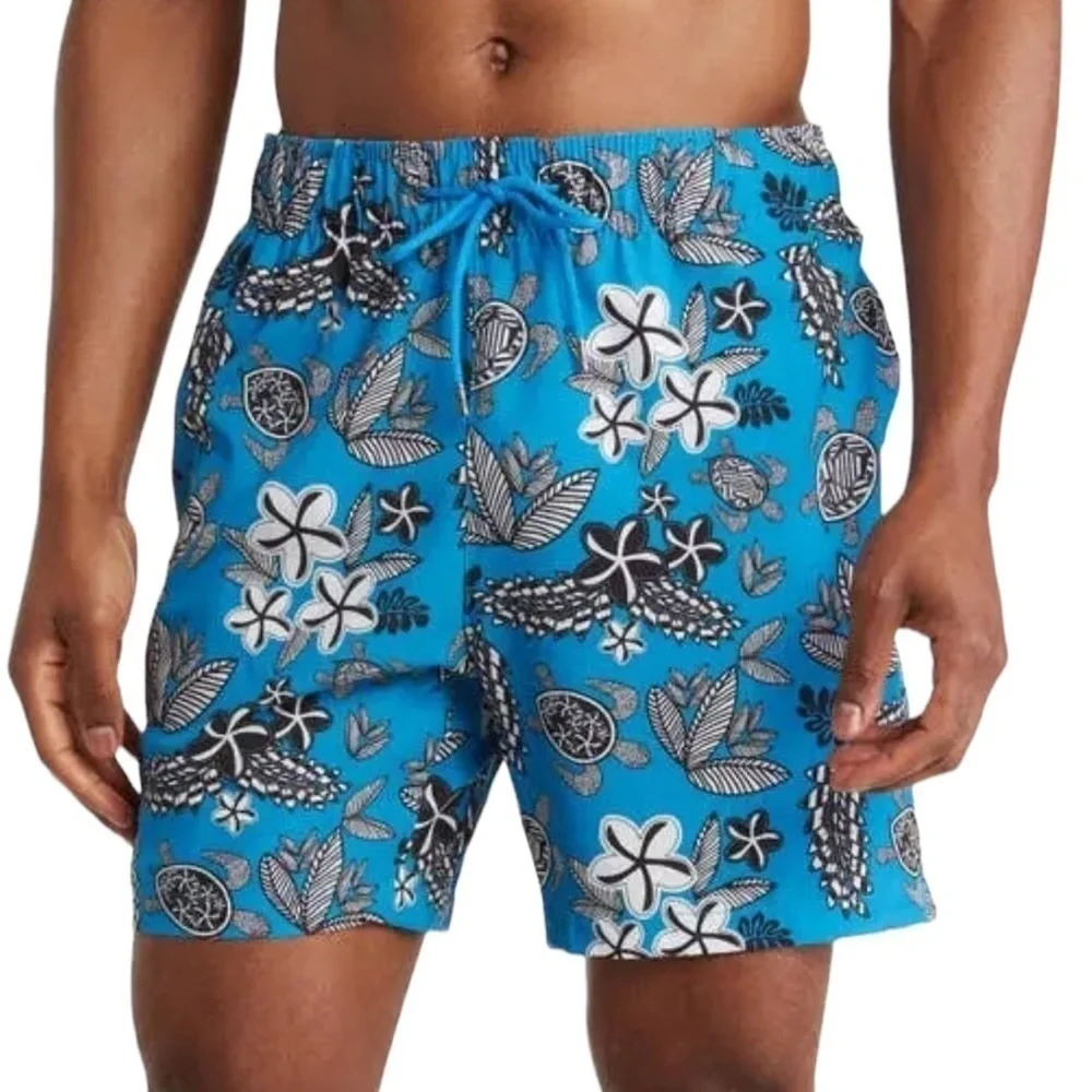 NWT Mr. Swim Geometric Turtles Swim Short SZ L
